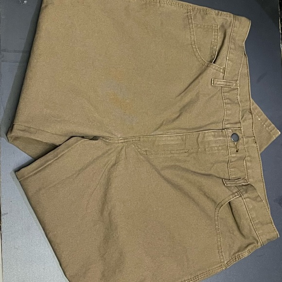 Men’s Relaxed Fit Straight Leg Heavyweight Duck Carpenter Pants, Brown Duck - Picture 3 of 14